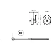 Ultraflex Câble De Gouvernail M58