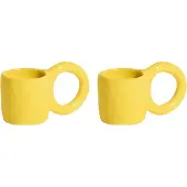 Petite Friture à Espresso Mug - Ensemble de 2 Lemon