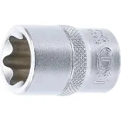 Bgs Douille profil E torx lock carr? 12.5 mm 1/2" taille E 22 mm