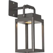 QAZQA Applique murale d'extérieur gris foncé avec LED rechargeable - Yara