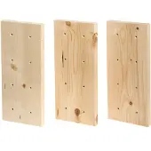 Mustang Planches de saumon flambé 3 pièces