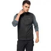 Jack Wolfskin Highest Peak Vest Noir L Homme