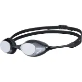 Arena Cobra Swipe Mirror Swimming Goggles - Silber/Schwarz