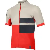 Endura Fs260 Print Short Sleeve Jersey Rouge L Homme