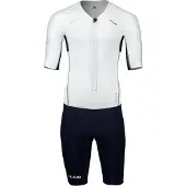 Huub Anemoi 2 22plus Short Sleeve Trisuit Blanc,Bleu L Homme
