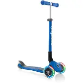 Globber Primo Foldable Lights Scooter Argenté Enfants