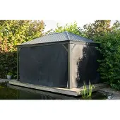 Sojag Rideaux avec clips pour pavillon Marsala 1220 Noir