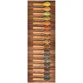vidaXL Tapis de sol de cuisine lavable Cuillère 60x180 cm