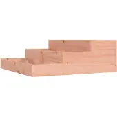 vidaXL Jardinière 78x78x27 cm Bois de douglas massif