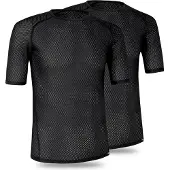 Gripgrab Ultralight Mesh Short Sleeve Base Layer 2 Units Noir L Homme