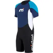 Mistral Zephyr 2 Mm Short Sleeve Back Zip Shorty Bleu S Homme