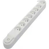 Chacon Bloc Multiprise Blanc + Interrupteur (47810)