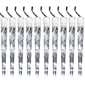 Monzana Guirlande lumineuse 10 Stalactites LED 2m blanc froid