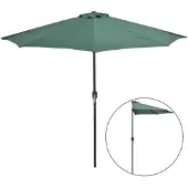 vidaXL Parasol de balcon en aluminium 270x144 cm Grün