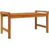 vidaXL Table basse 100x50x50 cm en bois massif d'acacia