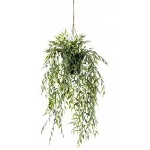 Botanic-Haus Buisson suspendu de bambou artificiel en pot 50 cm