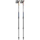 LEKI Traveller Carbon Poles Argenté 90-130 cm