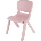 Bieco Chaise Enfant Empilable, Intérieur/Extérieur Rose