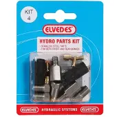 Elvedes M8 + M6 Kit hydraulique argent argent One Size