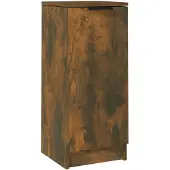 vidaXL Sideboard chêne fumé 30x30x70 cm bois composite