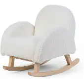 Childhome Fauteuil à Bascule Childhome Kids Teddy Blanc