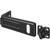 Masterlock Porte-cadenas acier simple Masterlock - Noir mat - Anse 13 mm - Longueur 115 mm