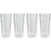 Stelton Pilastro Verre à boire long 30 cL - 4 pcs (x-509), Verres, Transparent