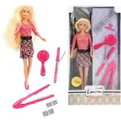 Lauren Poupée adolescente + accessoires de coiffure