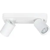 Highlight Spot double en saillie Oliver blanc mat
