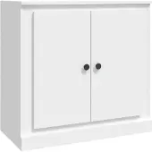 vidaXL Sideboard Blanc 70x35,5x67,5 cm Bois composite