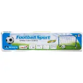 Merkloos But de football 44 x 31 x 24 cm bleu/jaune