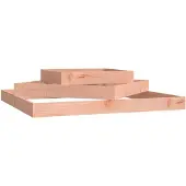vidaXL Jardinière 112x112x27 cm Bois de douglas massif