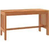 vidaXL Banc de jardin 80 cm en bois massif d'eucalyptus