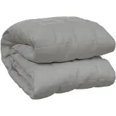 vidaXL Couverture lestée Gris 220x235 cm 11 kg Tissu