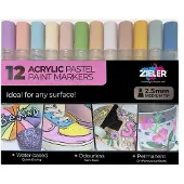 Zieler Paint Markers Pastel Medium Marker Pen Multicolore Enfants