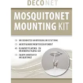 Deconet Crochet Adhésif Pour Moustiquaire Deconet (Lot de 6)