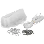 Kerbl Filet de protection pour chat 4x3 m Transparent