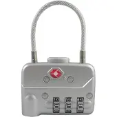 Pavo - Premium Tsé De Verrouillage Avec Câble De Verrouillage En Aluminium Avec 3 Chiffres Code 49 Mm 8046744