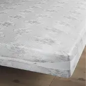 Home Maison Rénove matelas intégral et extensible polyester blanc 90x190 cm