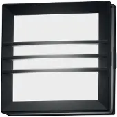 Elstead Lighting Applique d'extérieur moderne noire GX53 5,7 W LED Egil Elstead