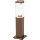 QAZQA Lampadaire d'extérieur moderne brun rouille 45 cm - Malios
