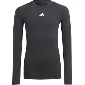 Adidas T-Shirt fonctionnel 'TECHFIT AEROREADY' noir / blanc