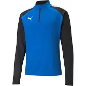 Puma Sweat de sport 'Team Liga' bleu / noir / blanc