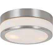 QAZQA Plafonnier moderne en acier 23 cm IP44 - Flavi