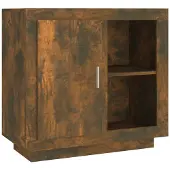 vidaXL Sideboard chêne fumé 80x40x75 cm
