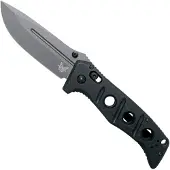 Benchmade Couteau pliant Adamas CruWear Grey Cerakote, noir