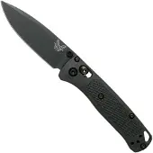 Benchmade Couteau pliant Mini Bugout S30V Black Cerakote, CF-Elite