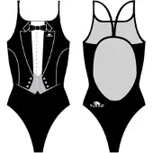 Turbo Smoking 891882 Swimsuit Noir 3XL Femme