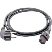 Hawa Câble de raccordement pour appareils IEC 1008271 noir 2 m