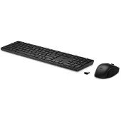 HP Wireless Keyboard and Mouse Set 655, Full Size (100%), Wireless, RF Wireless, Membrane, Black, Mouse included